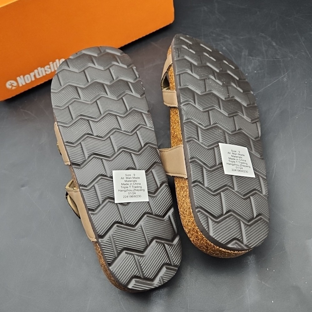Northside Myrtle Sandals Camel Brown Color Women's Size 9 Brand New Flat - Picture 8 of 8